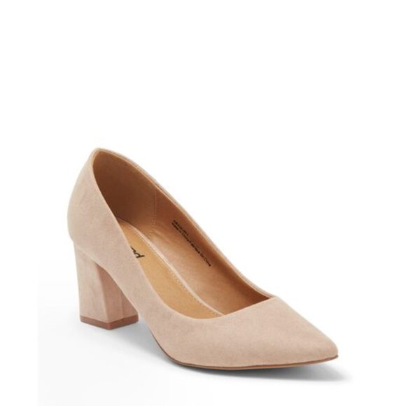 Women's Abound Audry Block Heel Pump in Tan Suede Size 10 - Picture 8 of 8
